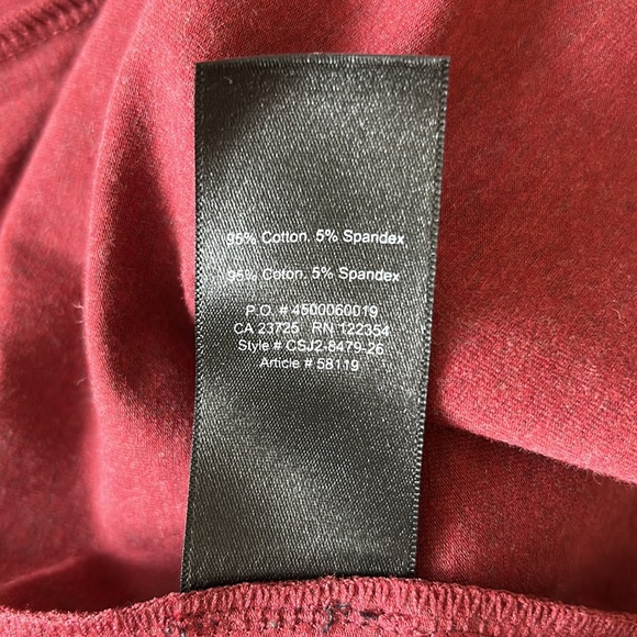 NWT Aritzia Talula lambeth dress code in heather mars red - size XS - Picture 6 of 6